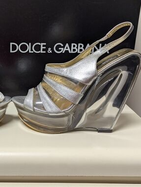 DOLCE & GABANNA Silver Sandals